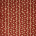 Diamond flatweave runner in red