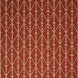 Diamond flatweave runner in red