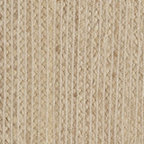 Broadloom carpet sample in braided texture in cream. 