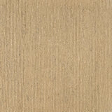 Close up of a carpet with a herringbone weave in beige.