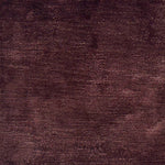 Silk handknotted rug in solid purple