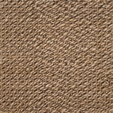 Close-up of a textured brown fabric carpet