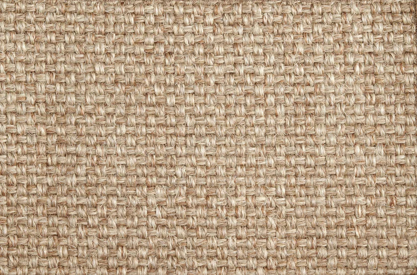 Broadloom carpet swatch in a textural pattern in a cream tan design