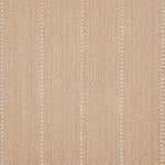 Close-up of a striped herringbone broadloom in light orange.