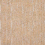 Close-up of a striped herringbone broadloom in light orange.
