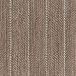 Close-up of a striped herringbone broadloom in brown
