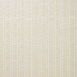 Detail of wallpaper in a textural stripe print in cream.