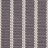 Striped flatweave runner in taupe dark grey 