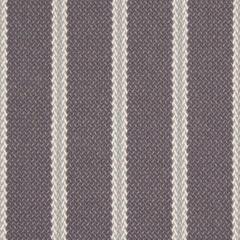 Striped flatweave runner in taupe dark grey 