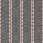 Striped flatweave runner in grey 