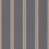 Striped flatweave runner in grey 