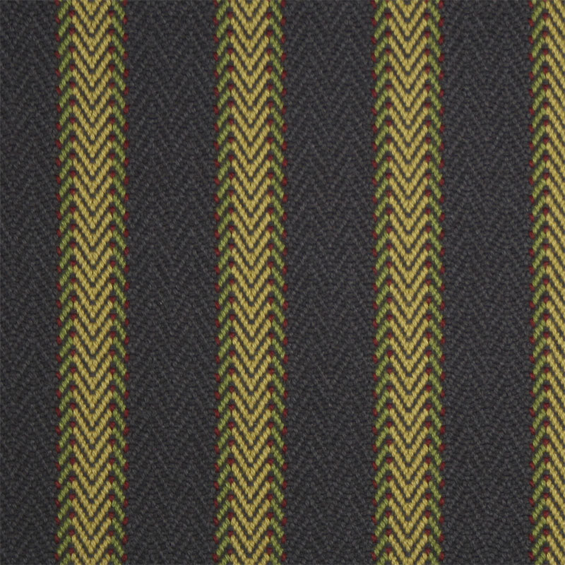 Striped flatweave runner in yellow and black