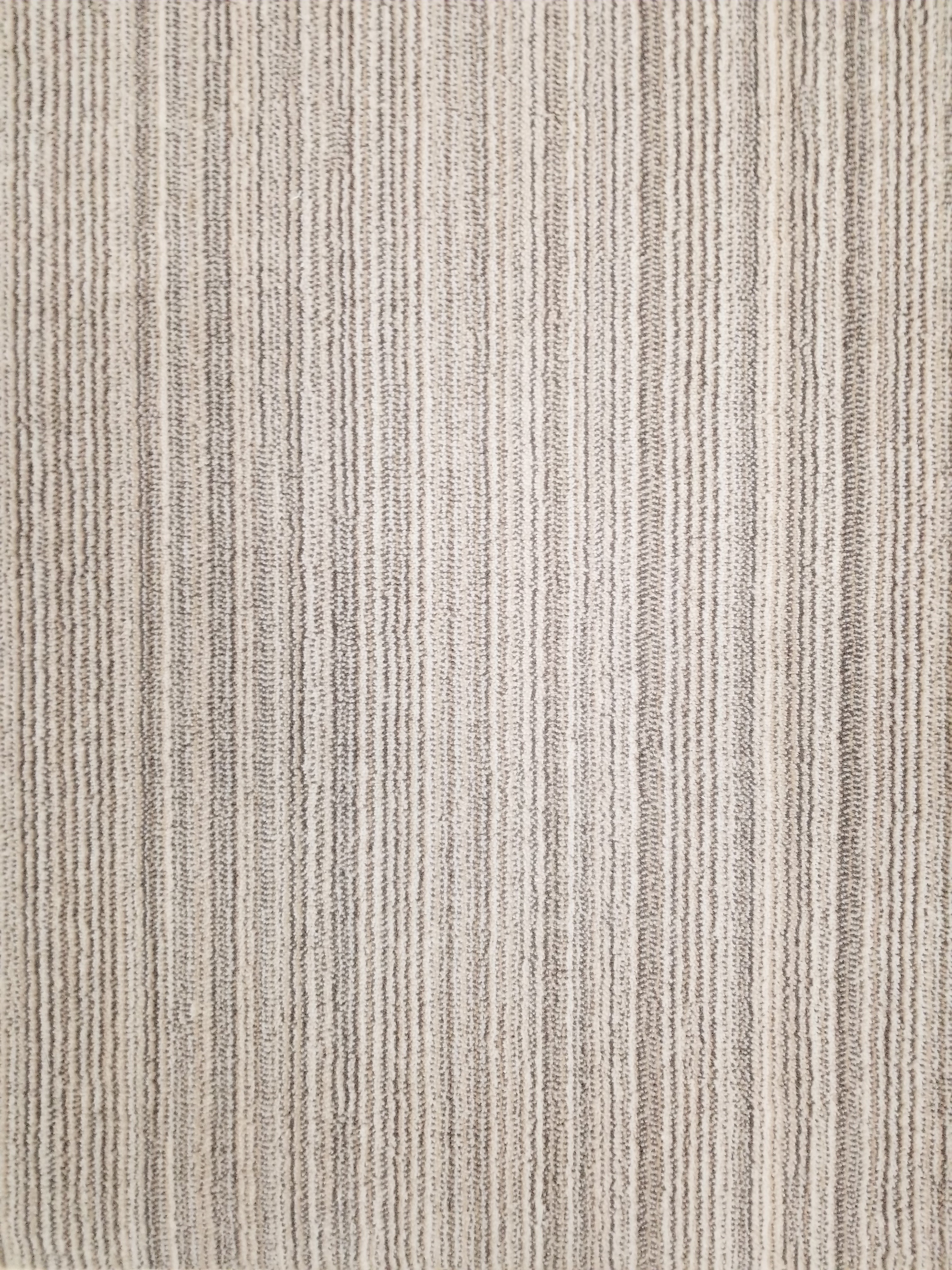 Berlin striped rug design in smokey grey and cream