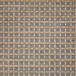 Broadloom carpet swatch in a rope textural pattern in a cream dark grey design