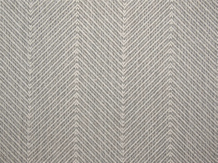 Broadloom carpet swatch herringbone design in dark grey