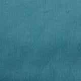 Detail of velvet fabric yardage in turquoise.