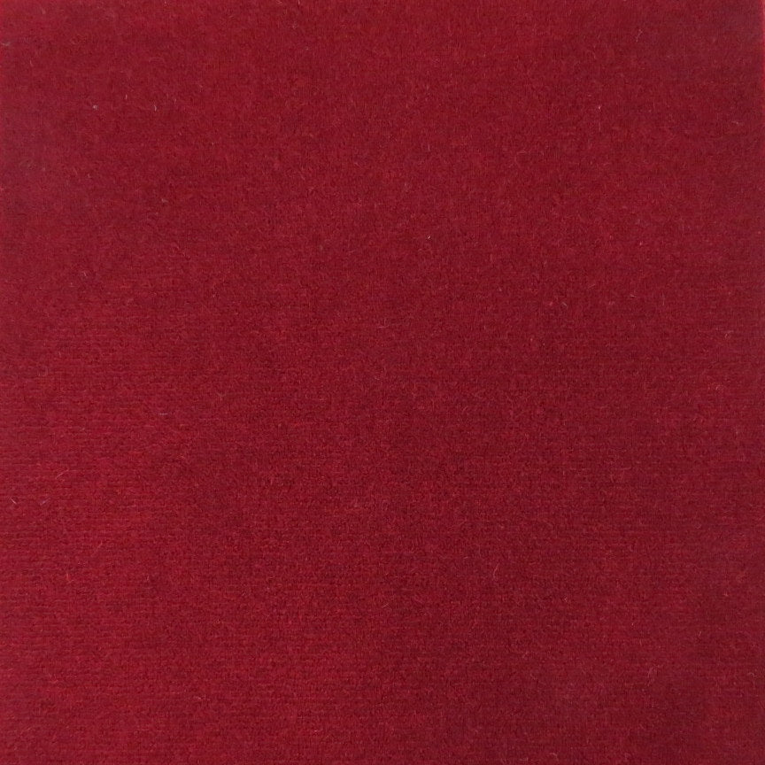 Berlin rug in solid design in bright red