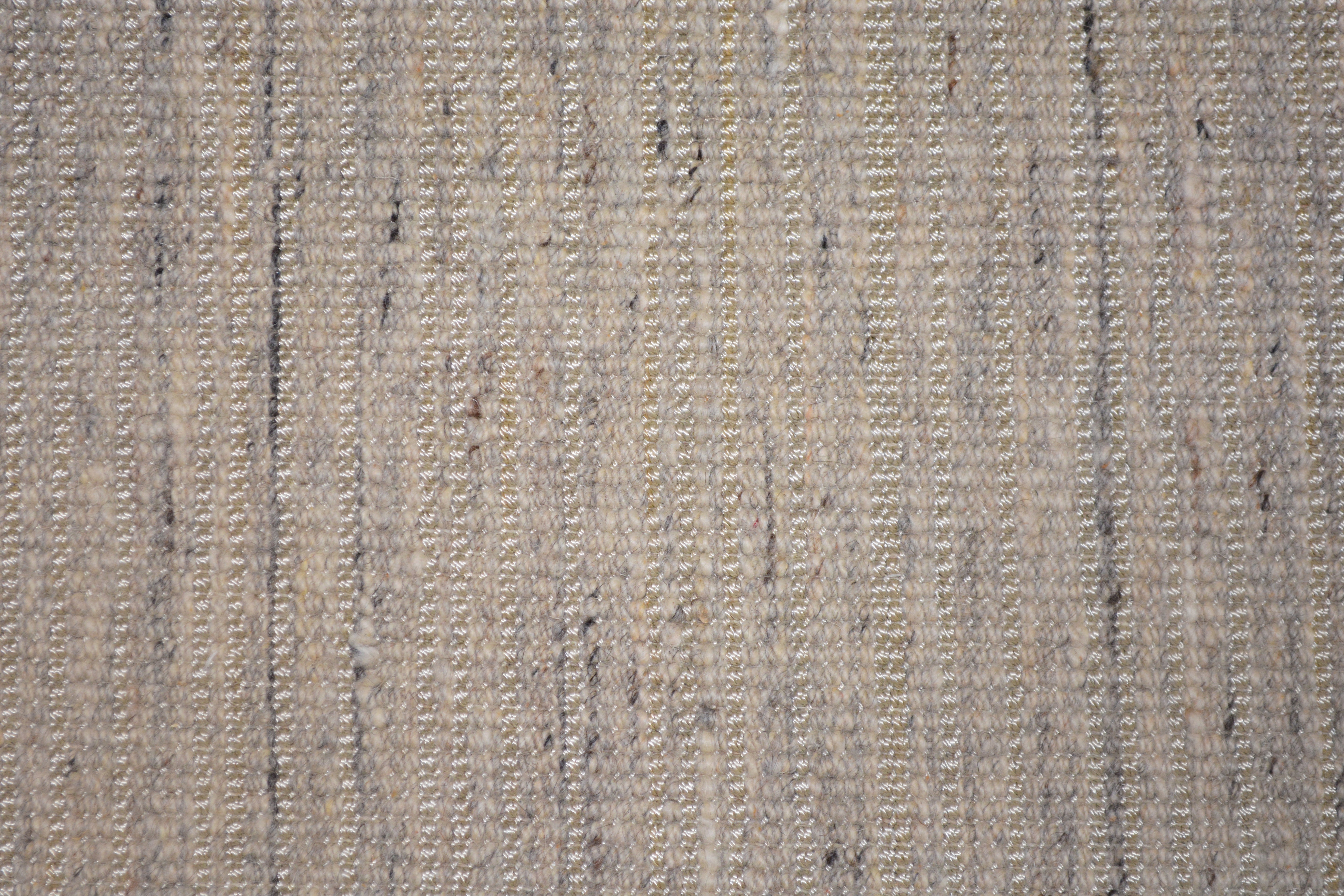 Textured broadloom carpet in grey