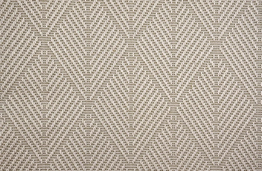 Broadloom carpet swatch diamond design in light grey