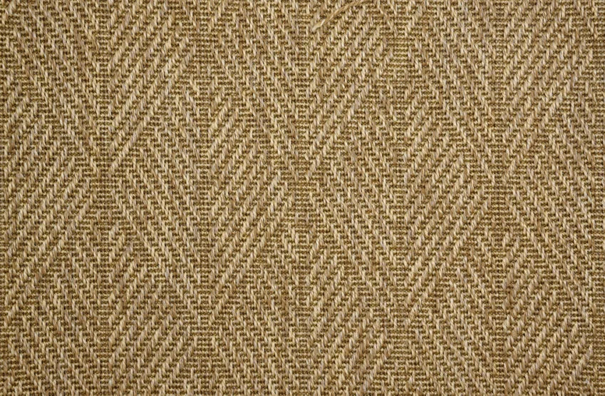 Broadloom carpet swatch diamond design in yellow