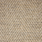 Broadloom carpet swatch herringbone design in yellow brown