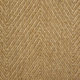 Broadloom carpet swatch herringbone design in yellow brown