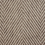 Broadloom carpet swatch herringbone design in black white