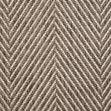 Broadloom carpet swatch herringbone design in black white