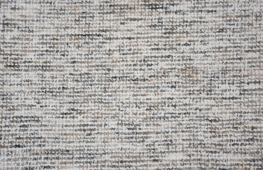 Broadloom carpet swatch in a textural pattern in a light grey tan design