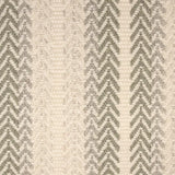 Broadloom carpet swatch in a herringbone pattern in a cream sage design