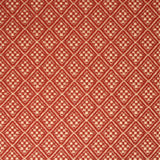 Diamond flatweave runner in red