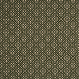 Diamond flatweave runner in green 