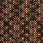 Diamond flatweave runner in brown and tan 