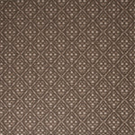 Diamond flatweave runner in brown