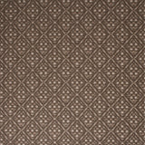 Diamond flatweave runner in brown