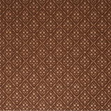 Diamond flatweave runner in mocha 