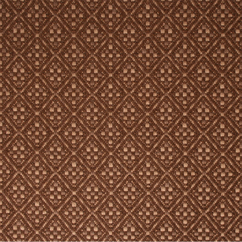 Diamond flatweave runner in mocha 