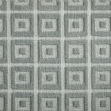 Broadloom carpet swatch in a geometric pattern in a sage design