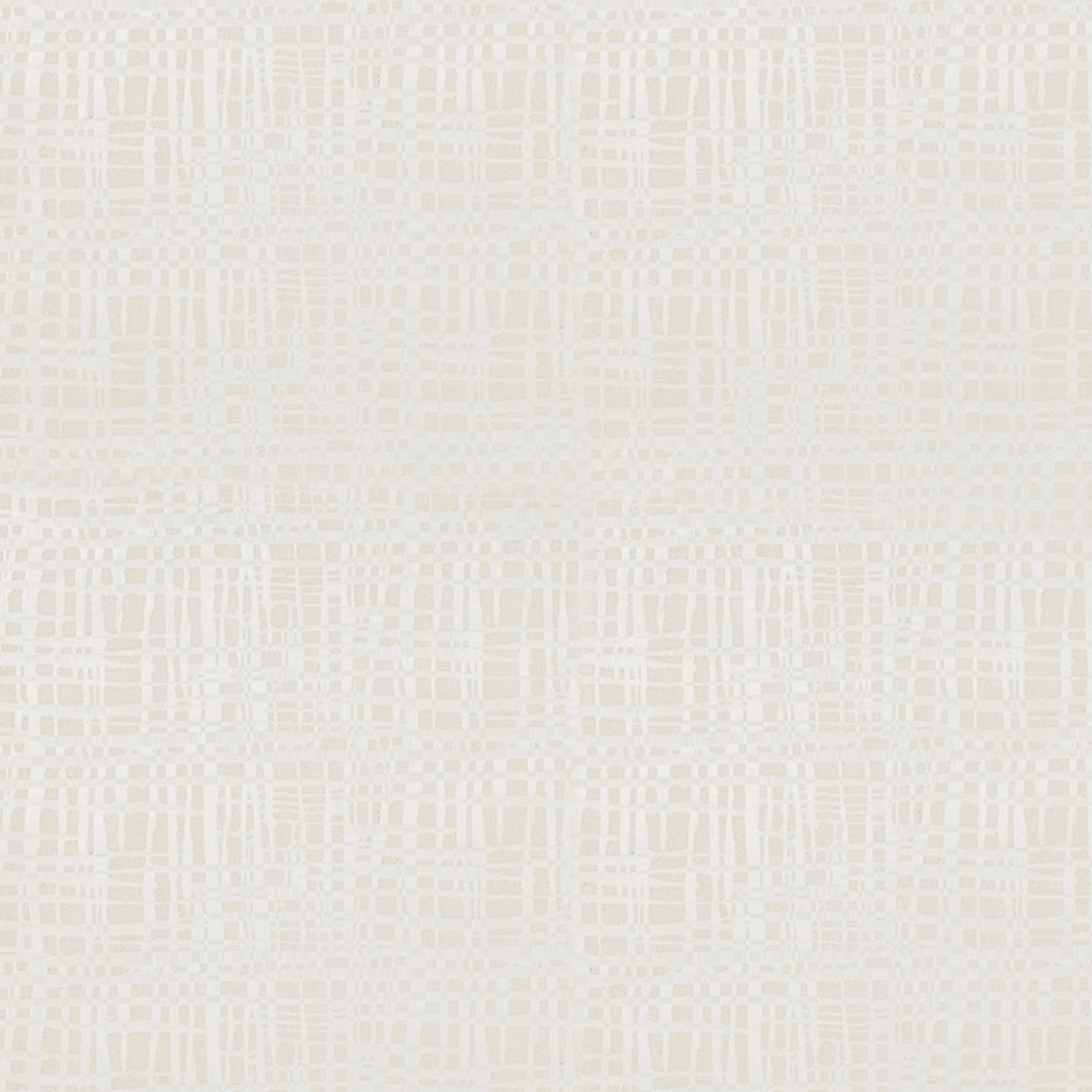 Detail of wallpaper in an irregular woven print in shades of cream.