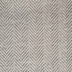 Berlin herringbone rug design in light grey tan