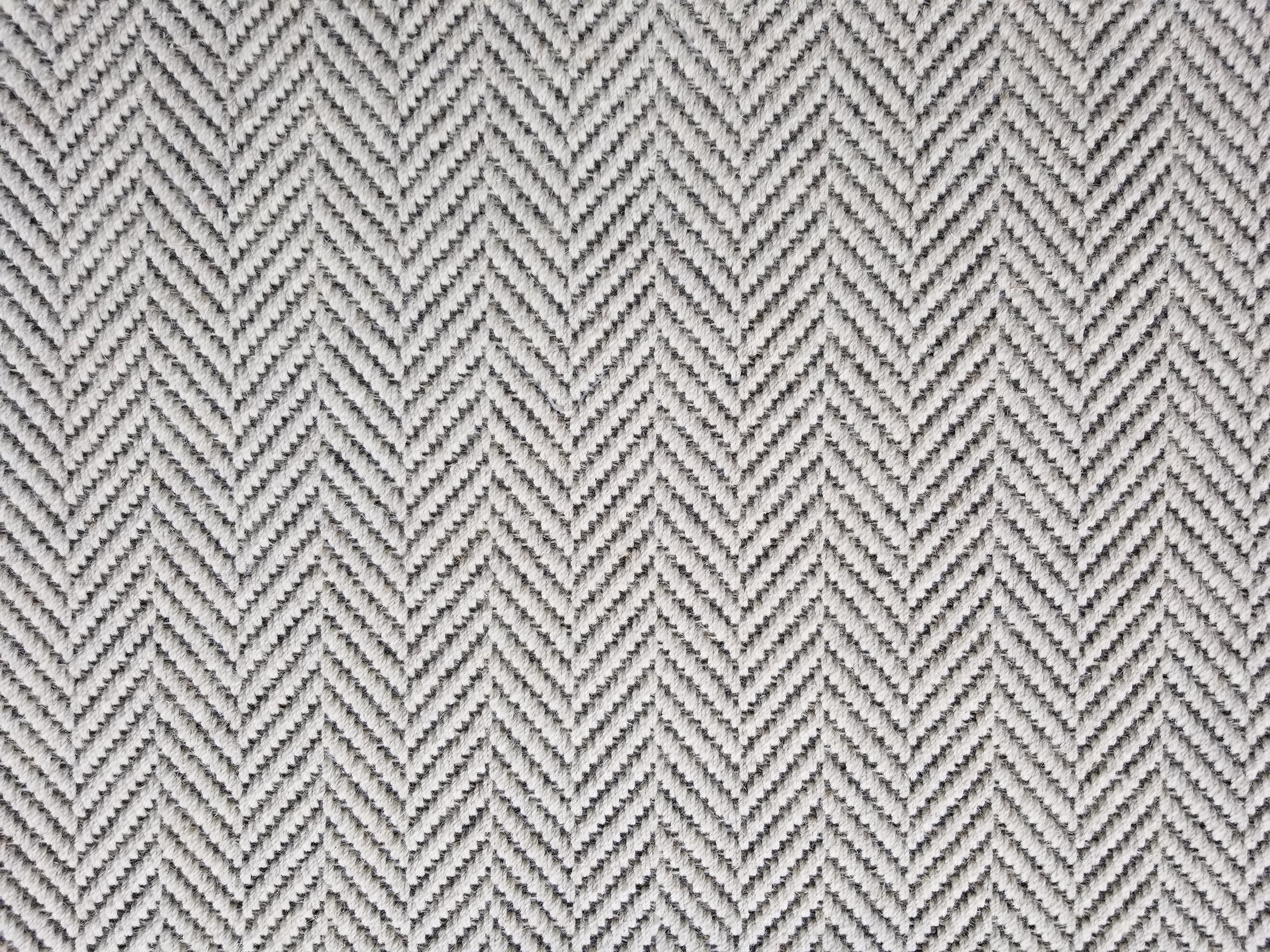 Berlin herringbone rug design in light grey 