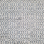 Berlin rug in geometric design in blue