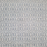 Berlin rug in geometric design in blue