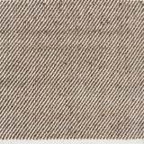 Detail of a flatwoven rug, with a brown and white twill design