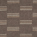 Broadloom carpet swatch stripe design in dark grey 