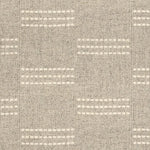 Broadloom carpet swatch stripe design in light grey