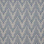 Broadloom carpet swatch herringbone design in blue