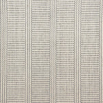 Broadloom carpet swatch in a striped pattern in a grey design