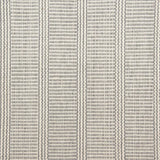 Broadloom carpet swatch in a striped pattern in a grey design