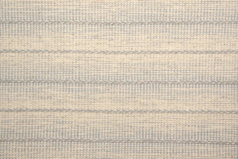 Broadloom carpet swatch in a striped pattern in a slate design